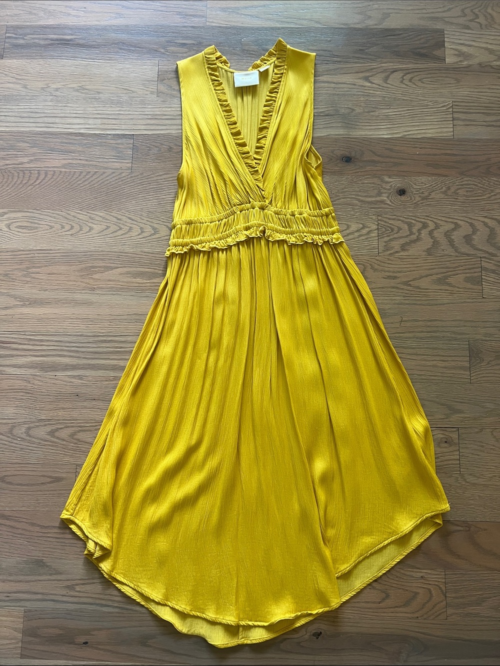 Maeve Mustard Yellow Dress